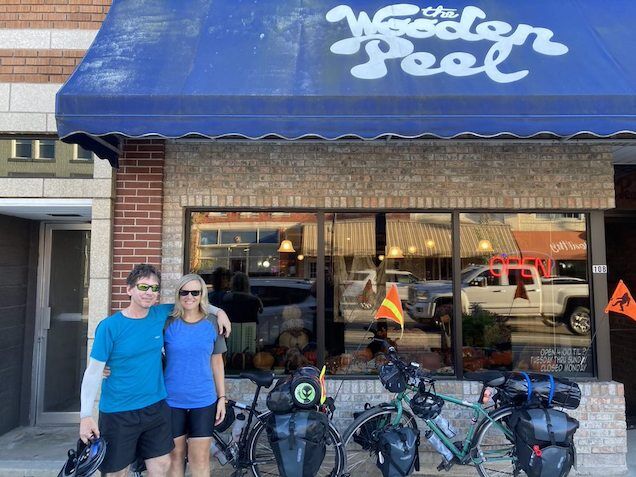 Pair bike across country
